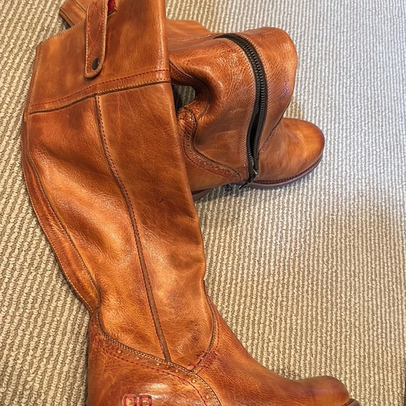 NEW BED STU Jacqueline tall leather cognac boots size 6.5 - Picture 12 of 16